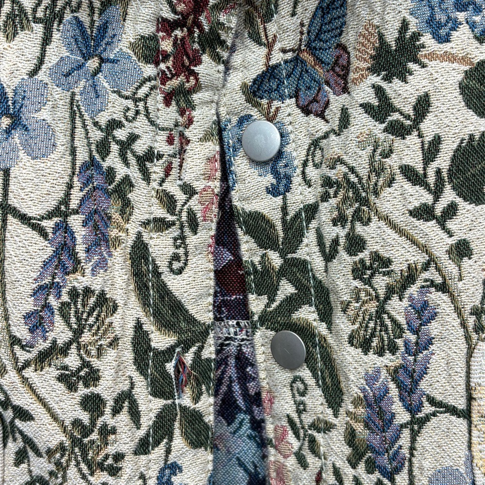 Pol Multicolor Jacket Shacket Oversized Butterfly… - image 6